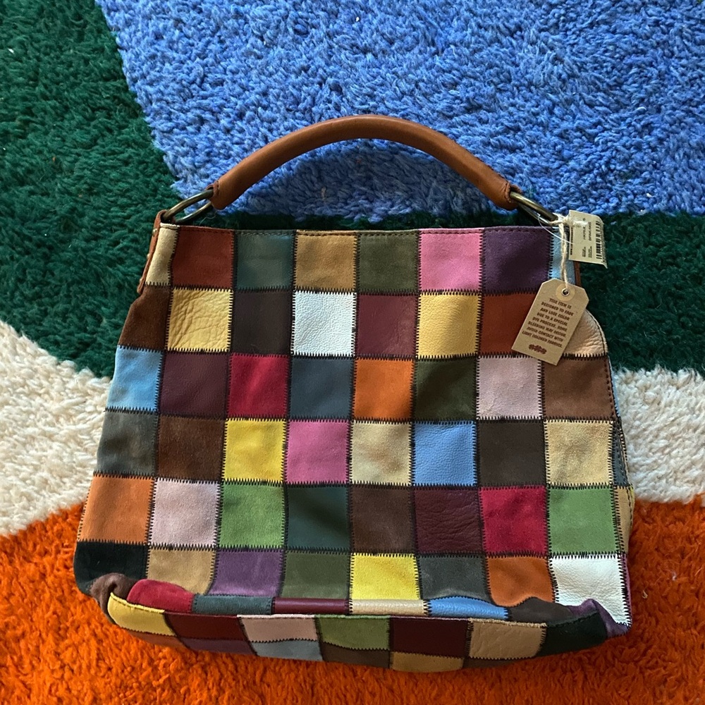 Lucky Brand Patchwork Hobo